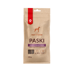 MACED SP Paski Indyk z Warzywami 100g